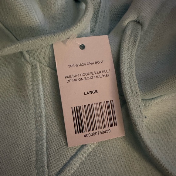 NET, Light Blue Graphic Boat Day Sweatshirt - Picture 2 of 2